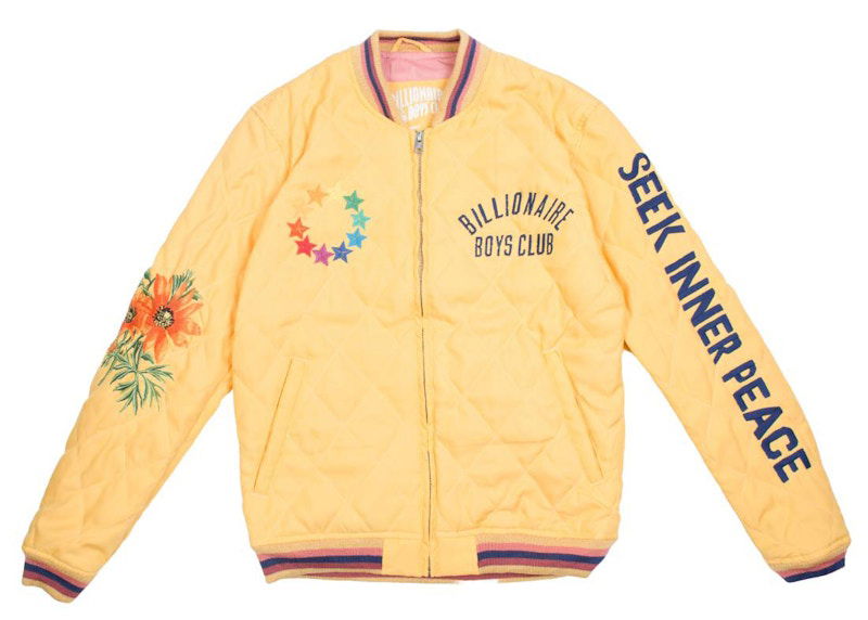 Яке бомбър BILLIONAIRE BOYS CLUB Billionaire Boys Club Inner Peace Quilted Bomber Jacket Жълто | 8011401YEL, 0
