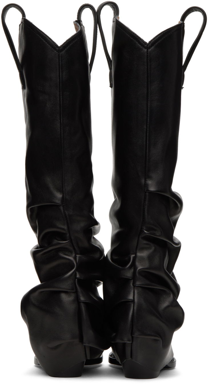 Pокля R13 R13 Mid Cowboy Sleeve Boots Черно | R13S0107-S001A, 1