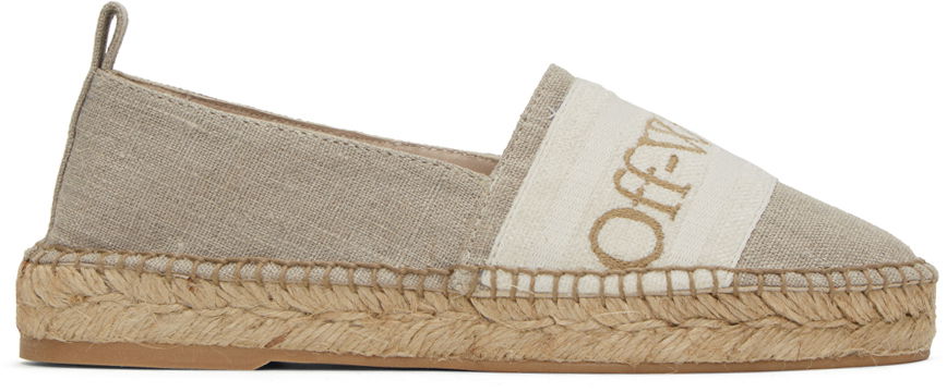 Кецове и обувки Off-White Espadrilles Бежово | OWIB014S23FAB0016161, 0