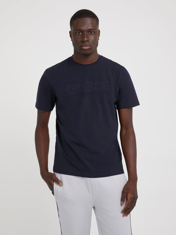 Тениска GUESS Front Logo T-Shirt Тъмно синьо | Z2YI11J1314, 0
