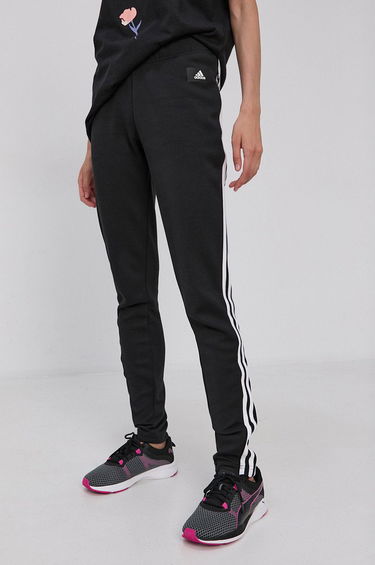 Спортни панталони adidas Performance Future Icons 3-Stripes Skinny Pants Черно | GU9689, 0