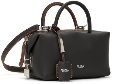 Дамска чанта Max Mara Small Leather Holdall Bag Черно | 2424516081600, 1