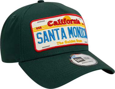 Шапка с козирка New Era Santa Monica License Plate 9FORTY A-Frame Adjustable Cap Зелено | 60595463-60595463, 2