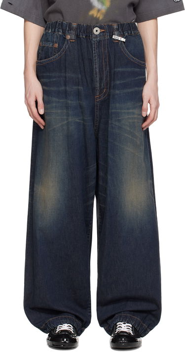 Дънки Maison MIHARA YASUHIRO MIHARA YASUHIRO Wide Leg Denim Jeans Синьо | J14PT123, 0