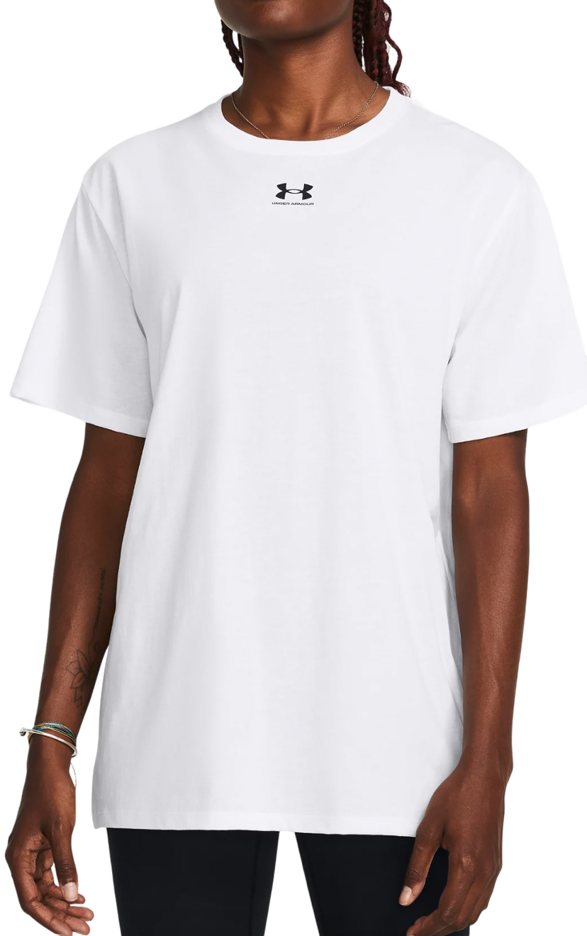 Тениска Under Armour Campus Oversize Short Sleeve T-Shirt Бяло | 1387193-100