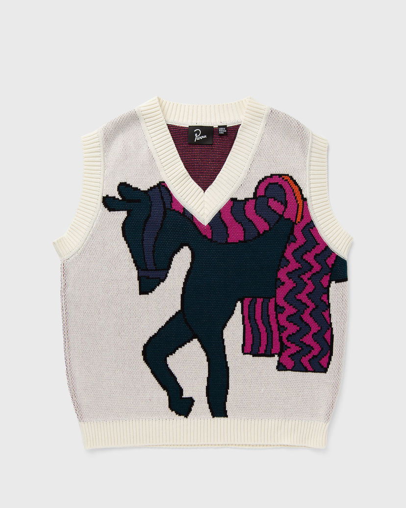 Пуловер By Parra Knitted Horse Knitted Spencer Бежово | 51225