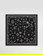 Dolce & Gabbana Medals-Print Silk Twill Square Scarf