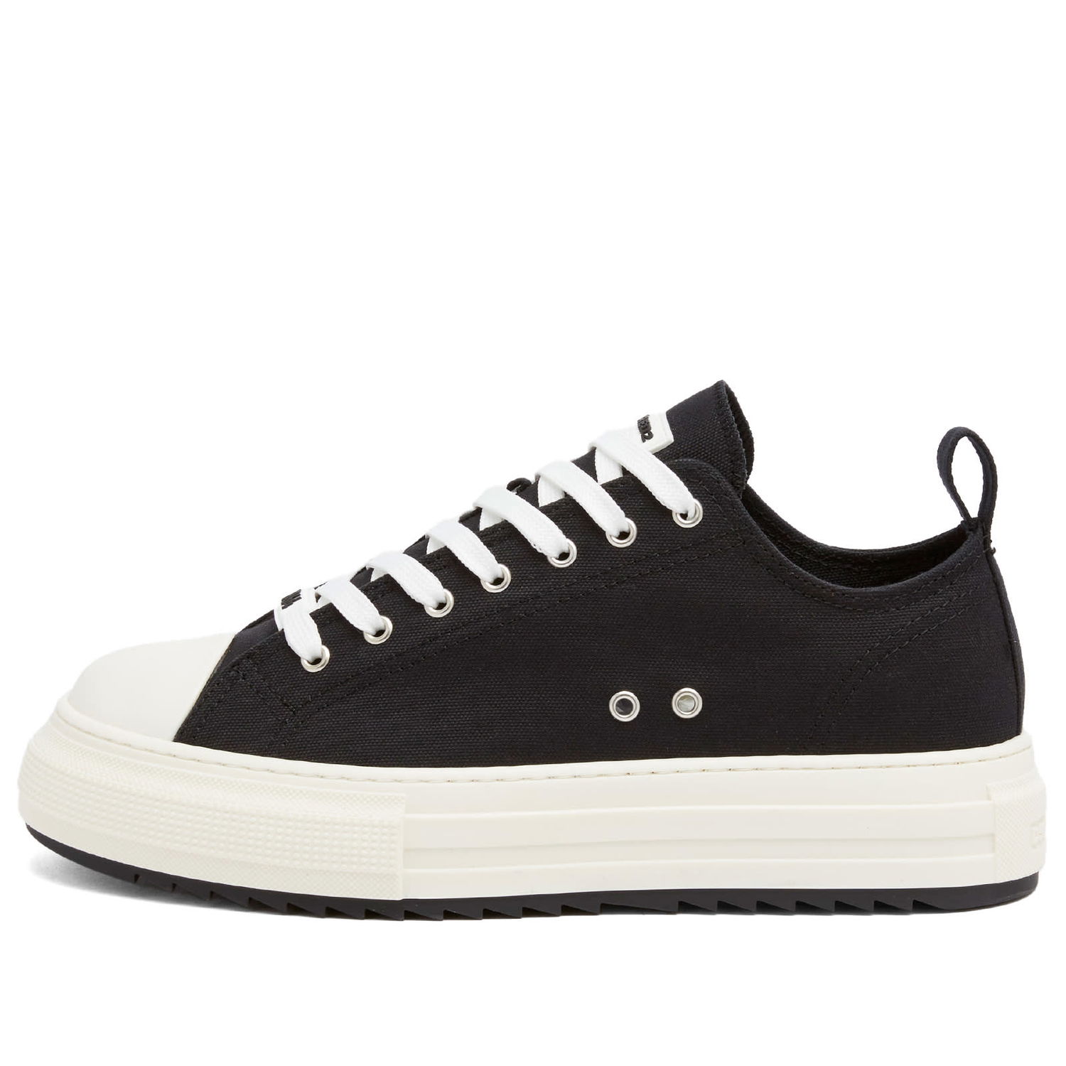 Кецове и обувки DSQUARED2 Canvas Sneaker Черно | SNM0346-00300001-2124, 1