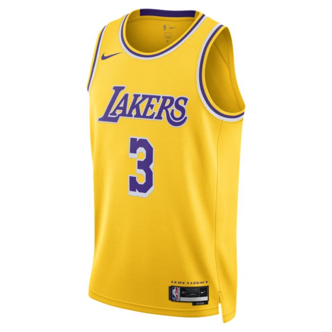 Фланелка Nike Los Angeles Lakers Icon Edition 2022/23 NBA Swingman Жълто | DN2009-729, 0