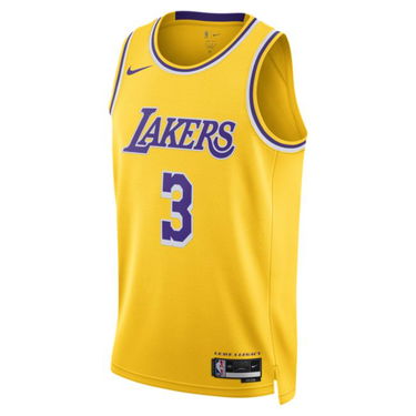 Фланелка Nike Los Angeles Lakers Icon Edition 2022/23 NBA Swingman Жълто | DN2009-729, 0