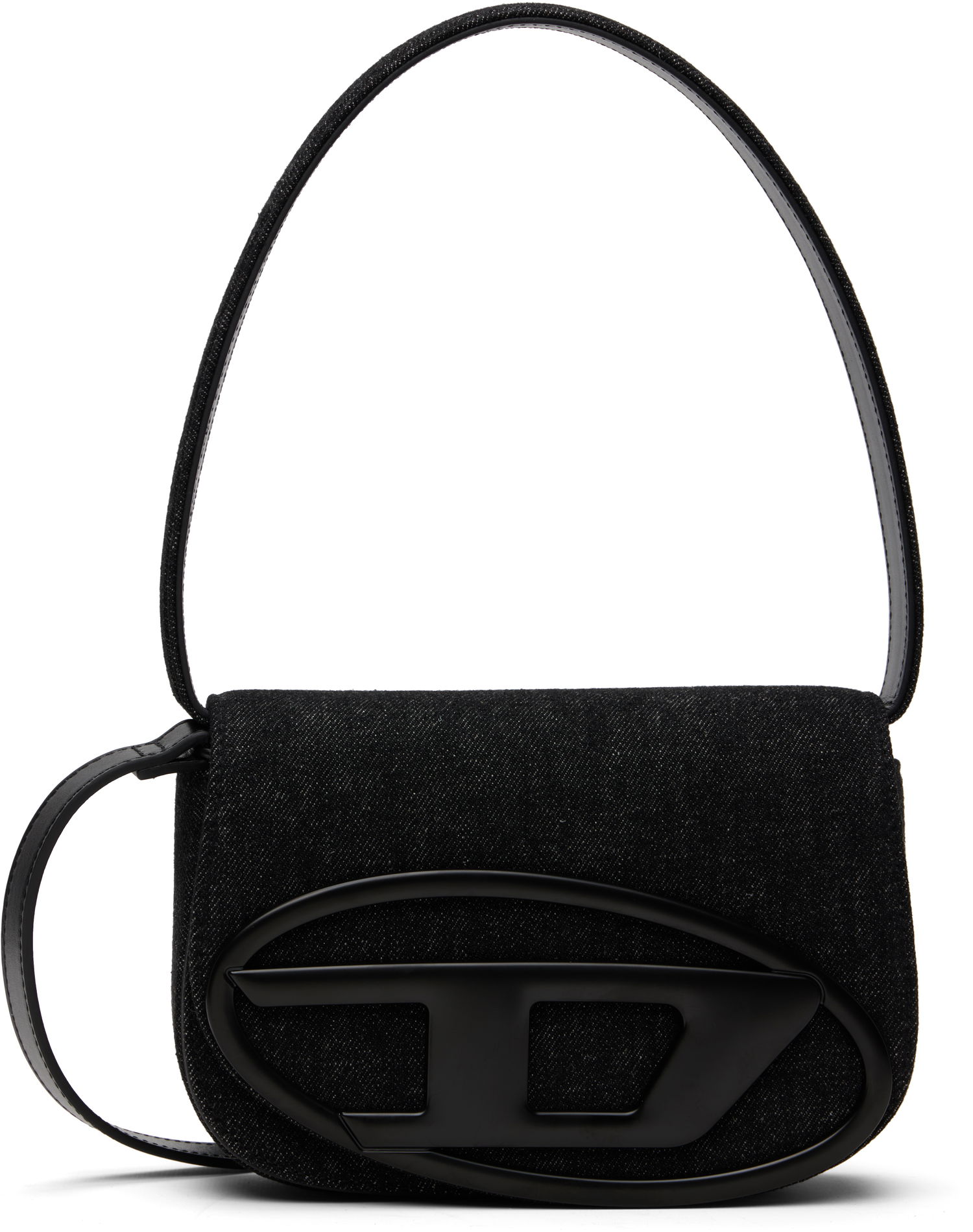 Чанта през рамо Diesel 1DR Denim Shoulder Bag with Logo Черно | X08396-P6901-T8013, 0