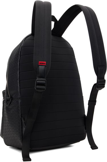 Раница BOSS Embossed-Logo Backpack Черно | 50558514, 2