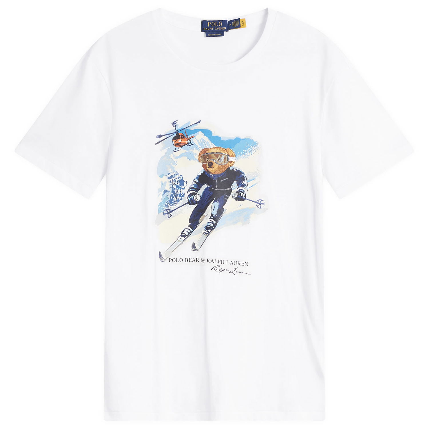 Тениска Polo by Ralph Lauren Polo Bear Active Ski T-Shirt Бяло | 710P07343-WHT, 0