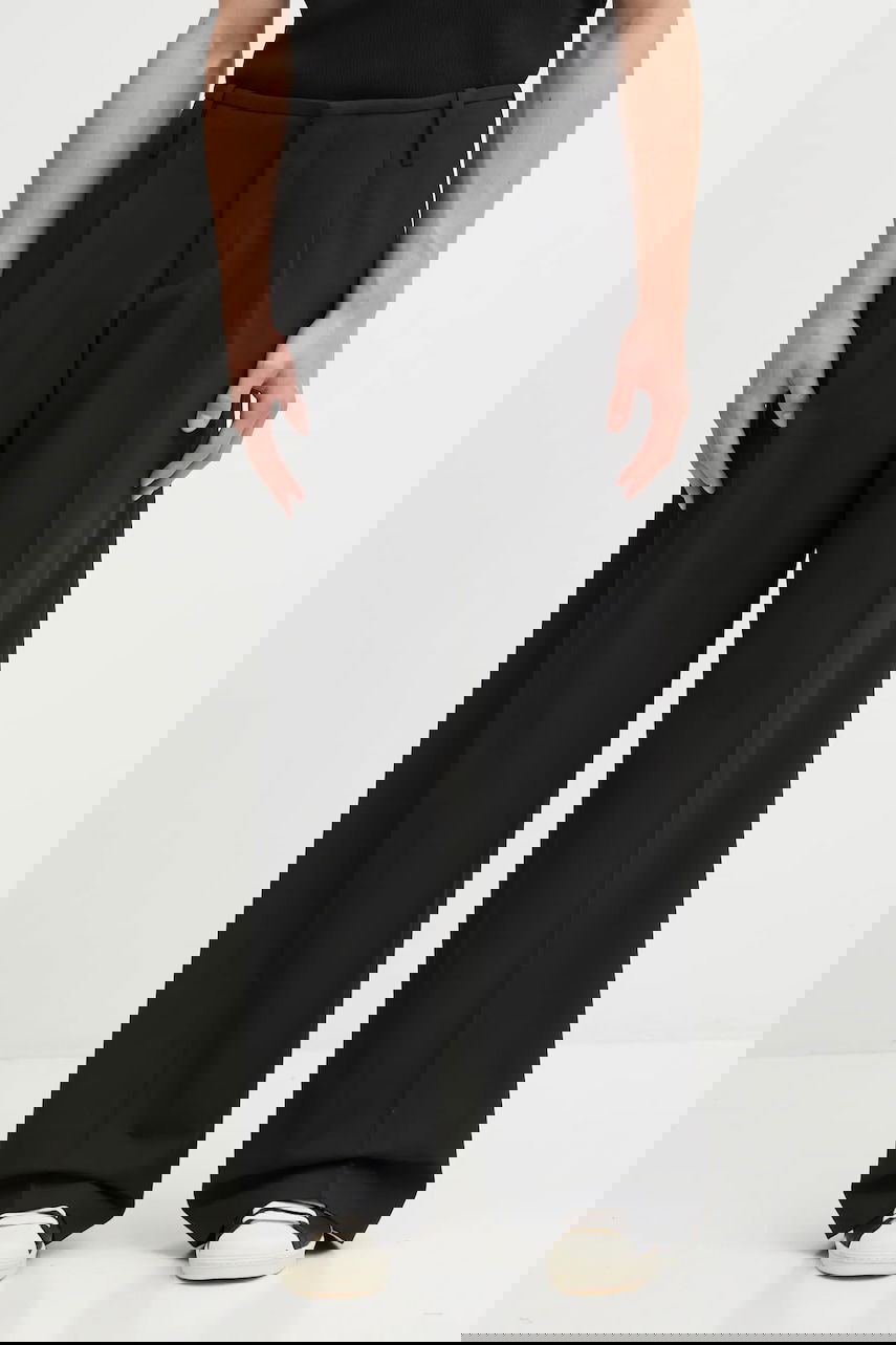 Панталони 032C 032C Wide Leg Suit Wool Blend Trousers Черно | F25.MRW.0903.000, 0