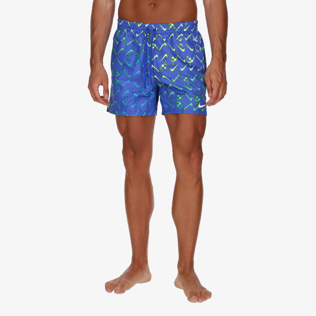 Бански Nike Printed Volley Shorts Синьо | NESSD517-418, 0