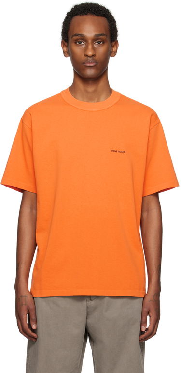 Тениска Stone Island Bonded T-Shirt Оранжево
 | 801522379, 0