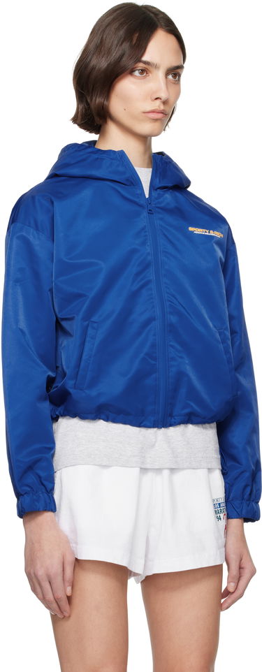 Ветровка Sporty & Rich Sporty & Rich Bold Health Nylon Windbreaker Jacket Синьо | JA017622324BL67, 1