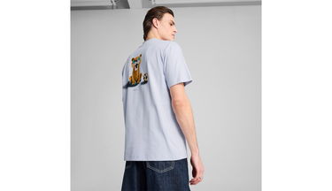 Тениска Puma GRAPHICS The Puma Cat Tee Лилаво | 629411-47, 10