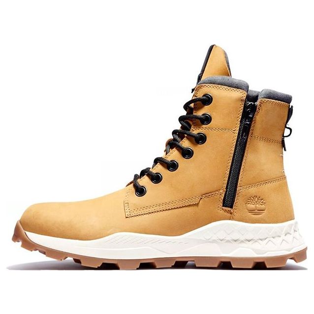 Кецове и обувки Timberland Brooklyn Side Zip Boot Жълто | A2J1E231