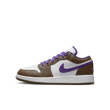 Кецове и обувки Jordan Air Jordan 1 Low "Purple Mocha" GS Лилаво | 553560-215, 0