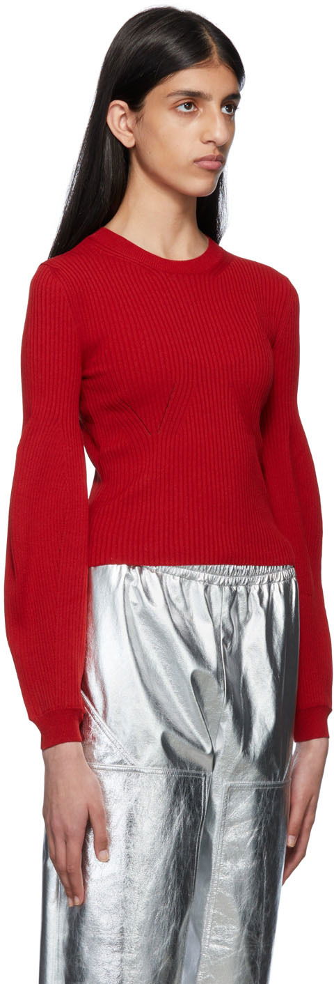 Пуловер Stella McCartney Stella McCartney Sensual Knit Sweater Червено | 6K01273S2347, 1