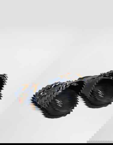 Аксесоари Dolce & Gabbana Dolce & Gabbana Embroidered Denim Slides Синьо | CQ0664AN6248C609, 2