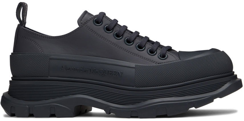 Кецове и обувки Alexander McQueen Tread Slick Sneakers Черно | 705662WHZ62, 0