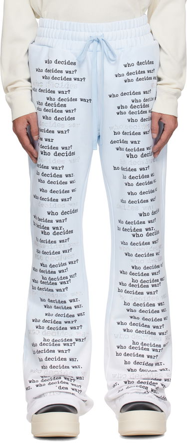 Спортни панталони Who Decides War WDW Scripture Sweatpants Синьо | 1121160008SS25, 0