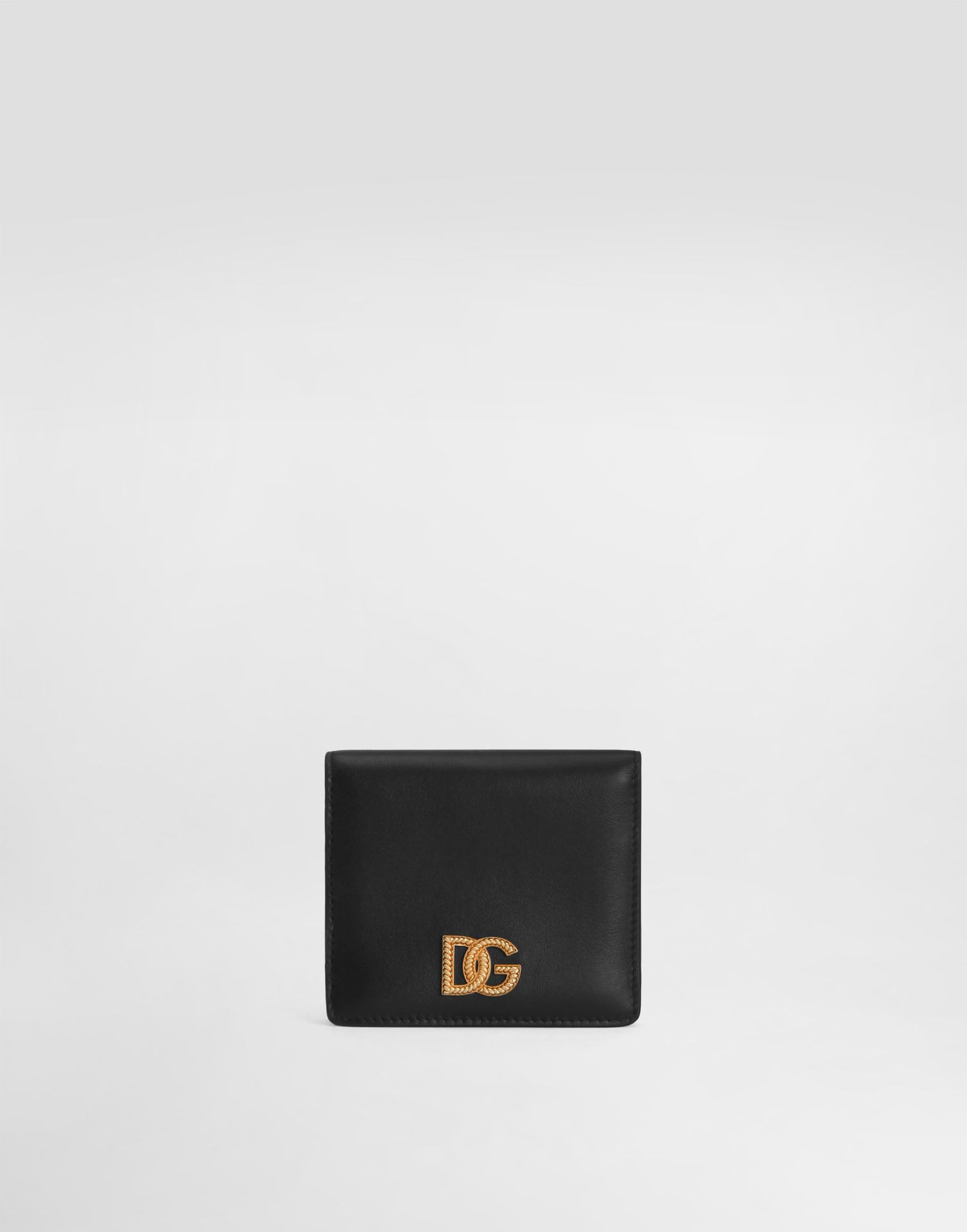 Портфейл Dolce & Gabbana Calfskin Wallet With Dg Logo Черно | BI3339AK27480999, 0