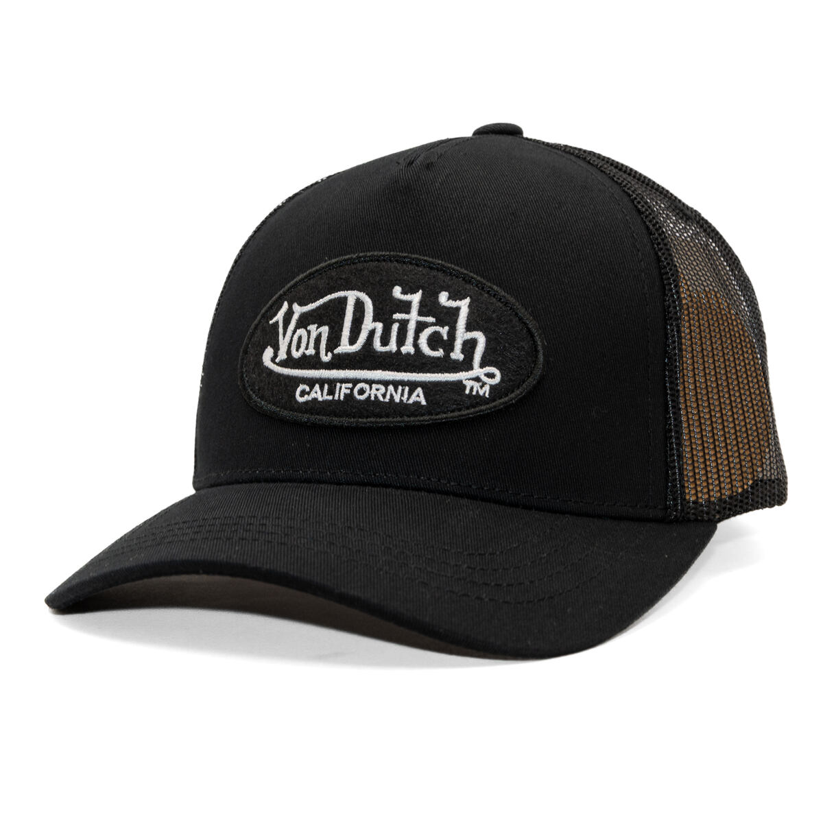 Шапка с козирка Von Dutch Von Dutch Trucker Cali Brushed Patch Hat Черно | VD/0/CAS1/LOFB/B, 0