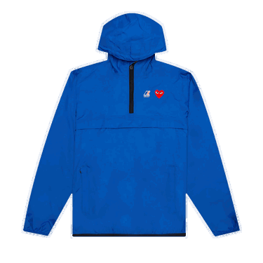 Ветровка Comme des Garçons PLAY x K-Way Half Zip Hooded Jacket Синьо | AZ J502 051 2, 0