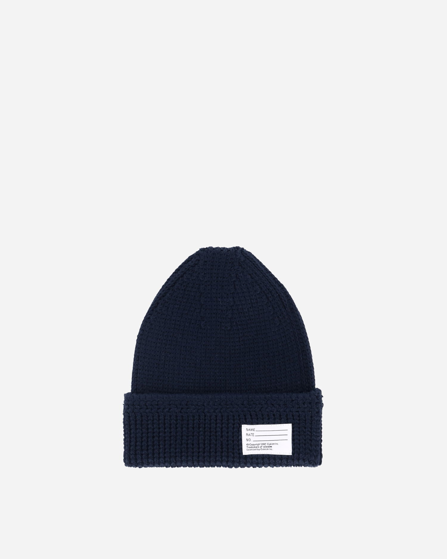 Шапка visvim Knit Beanie Тъмно синьо | 0125103003008 2, 1