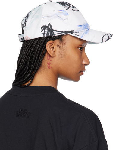 Шапка с козирка Études Études Julian Farade Booster Baseball Cap Бяло | E24MC907A039P4, 2