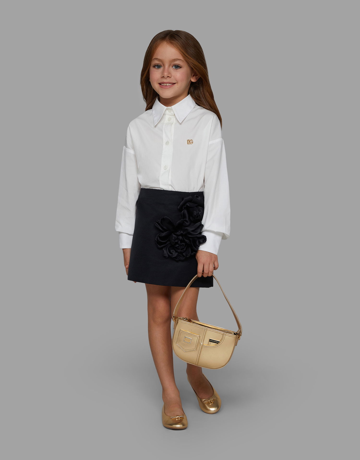 Чанта през рамо Dolce & Gabbana Dolce & Gabbana DG Girlie Nappa Leather Handbag Металик | EB0242AJ13387601, 1