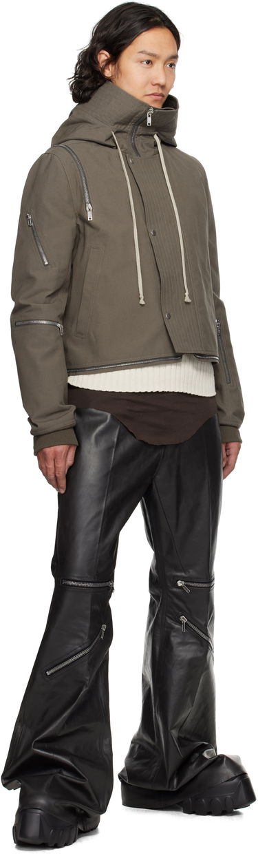 Панталони Rick Owens Rick Owens Hollywood Bolan Cargo Leather Pants Черно | RU01E5336 LTP, 3