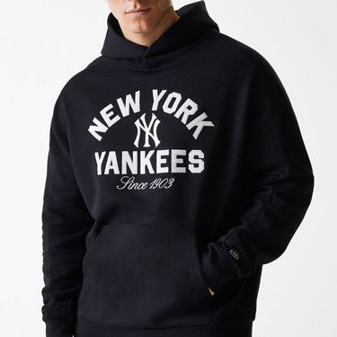 Суитчър New Era New Era MLB Heritage NY Yankees Hoodie Черно | 60684323, 4