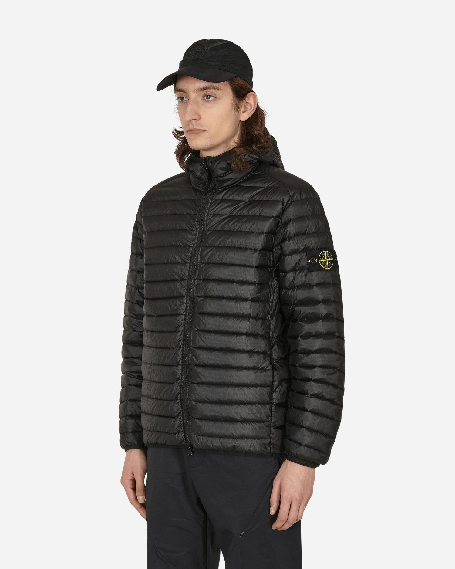 Пухо яке Stone Island Packable Loom Woven Chambers R-Nylon Down-TC Jacket Черно | MO781540324 V0029, 1
