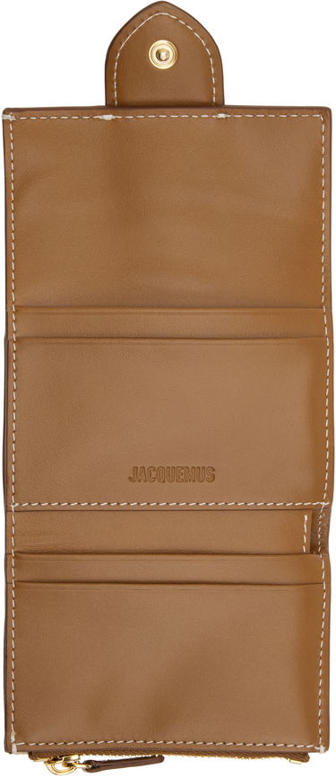 Портфейл Jacquemus 'Le Compact Bambino' Wallet "Tan" Кафяво | 23H233SL119-3072, 2