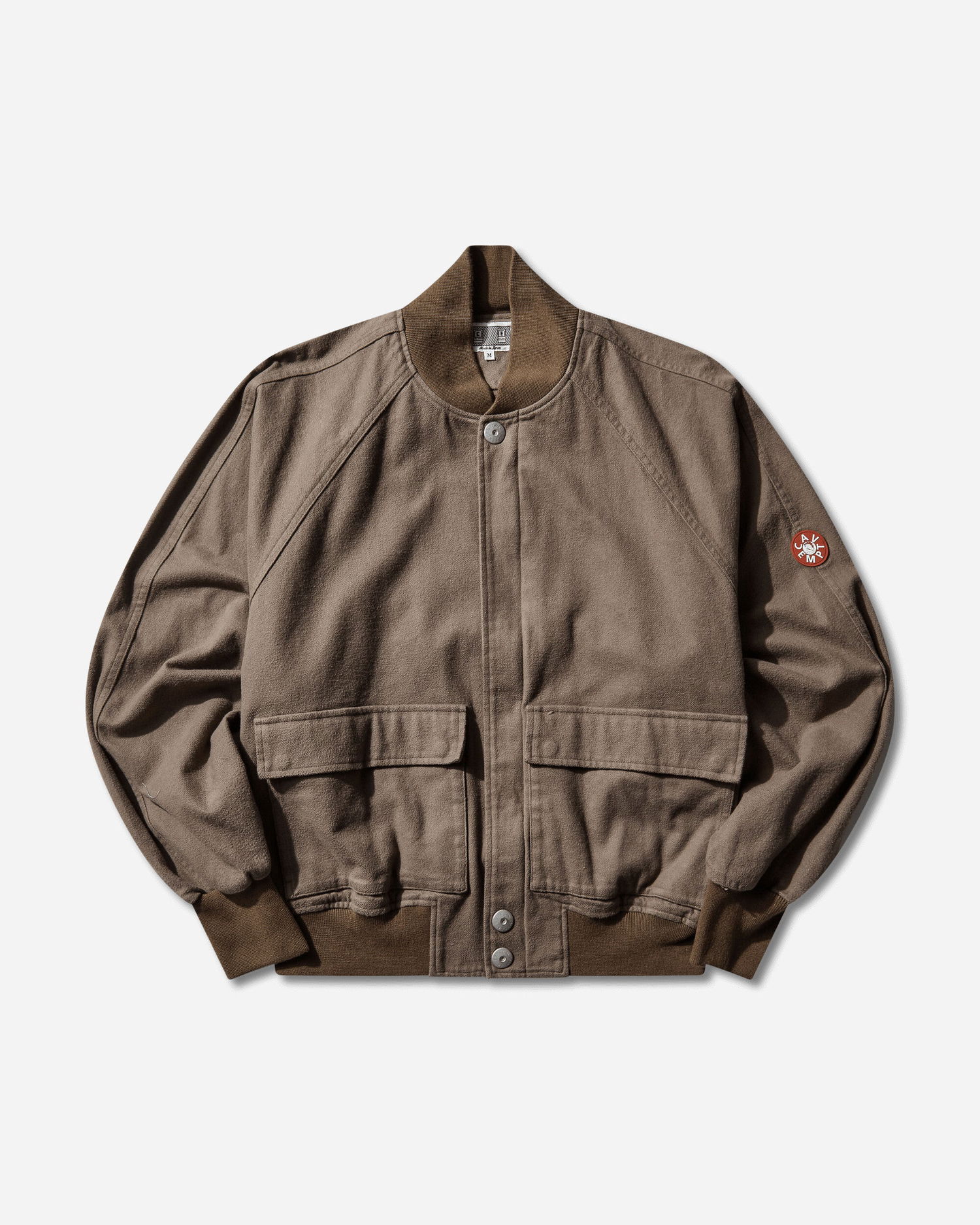 Яке бомбър Cav Empt Cotton Flannel Zip Jacket Кафяво | CES28JK15 BROWN, 0