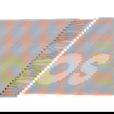 Шал Acne Studios Veda Logo Check Scarf Розово | CA0262-DM5, 0