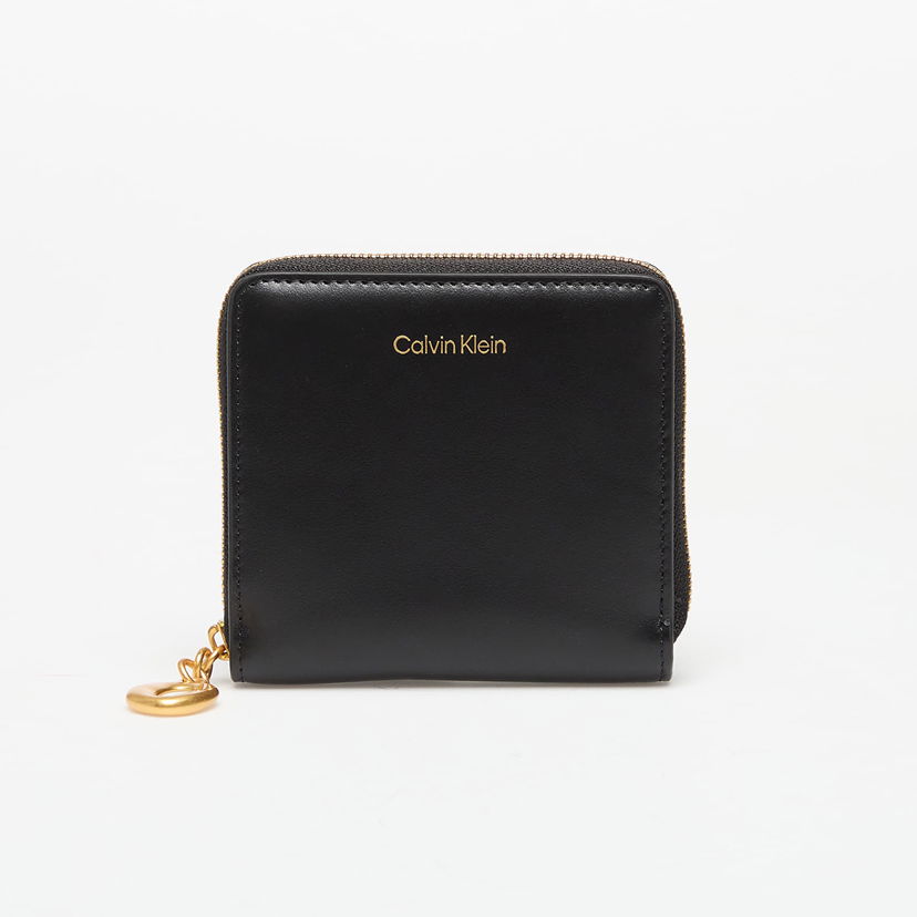 Портфейл CALVIN KLEIN Wallet Hardware Square Zip Around Black Черно | LV04F1044G UB1