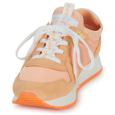 Кецове и обувки CALVIN KLEIN Shoes (Trainers) Jeans RUNNER SOCK LACEUP NY-LTH Бежово | YW0YW00840-0JL, 2