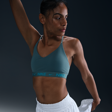 Сутиен Nike Nike Indy Padded Light-Support Adjustable Sports Bra Зелено | FD1062-006, 3