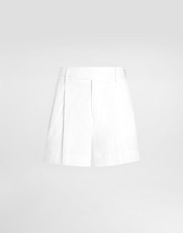Dolce & Gabbana Gabardine Shorts With Double Darts