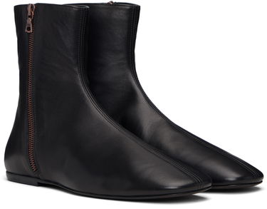 Кецове и обувки Dries Van Noten Dries Van Noten Leather Sock Boots Черно | 252-021709-112, 3