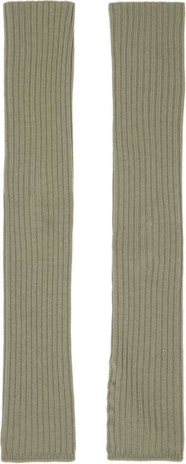 Ръкавици Rick Owens Rick Owens Hollywood Rasato Knit Arm Warmers Зелено | RU01E5488 M, 0