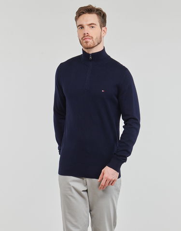 Пуловер Tommy Hilfiger PIMA ORG CTN CASHMERE ZIP MOCK Бежово | MW0MW28049-DW5, 1