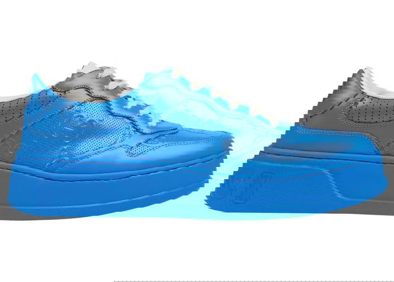 Кецове и обувки Gucci GG Embossed Sneaker Bright Blue Синьо | 700641 1XL10 4344, 0