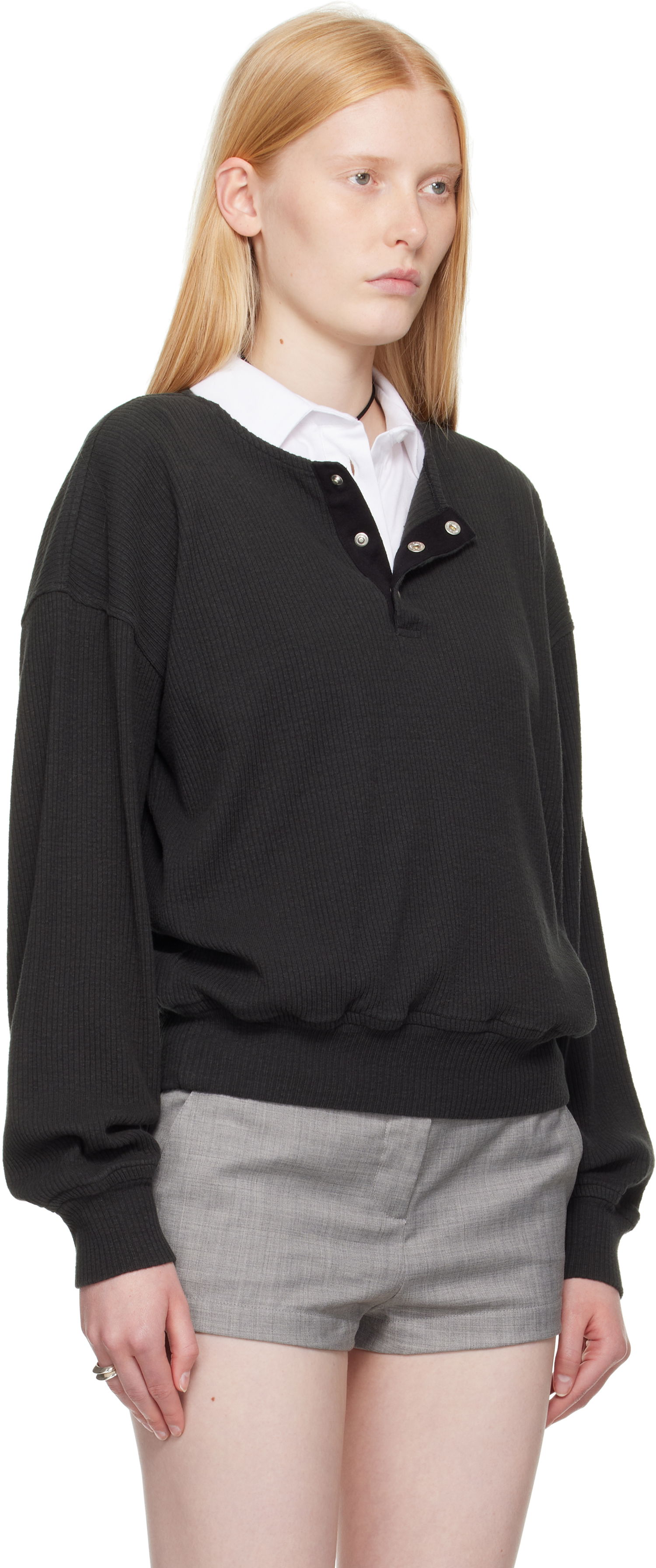 Суитчър OUR LEGACY OUR LEGACY Balloon Sweatshirt Черно | M2256BBS, 1