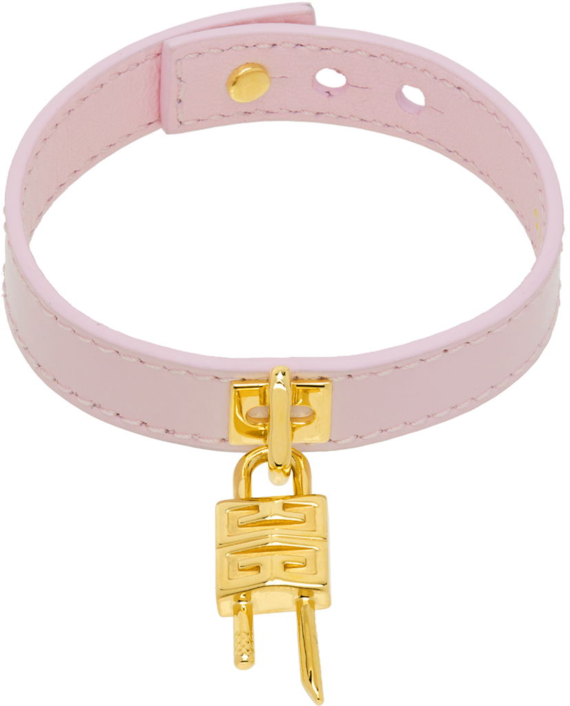 Гривна Givenchy Pink Mini Lock Bracelet Розово | BF20HCF047674